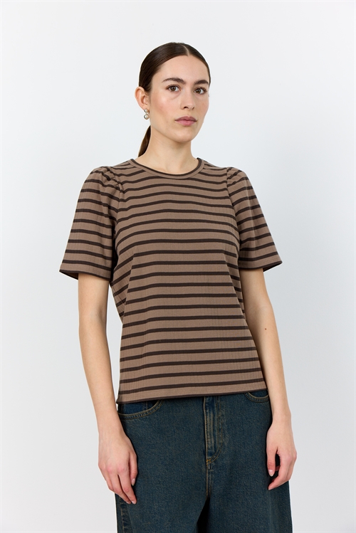 Neddie 1 Coffee/Brown Stripe S/S